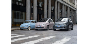 An seinem 65. Geburtstag gehört der Fiat 500 europaweit zu den Marktführern unter den Elektro-Fahrzeugen