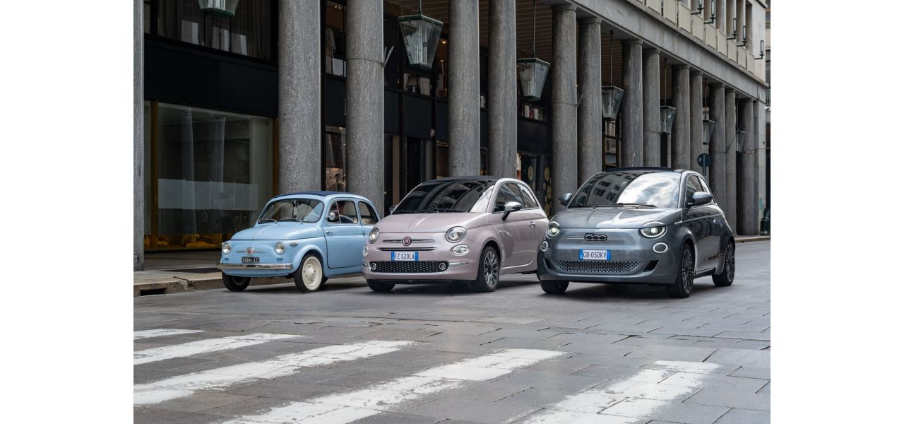 An seinem 65. Geburtstag gehört der Fiat 500 europaweit zu den Marktführern unter den Elektro-Fahrzeugen