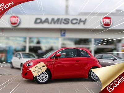 Fiat 500 Elektro Red Edition 23,8 kWh bei HWS || Autohaus Damisch GmbH in 
